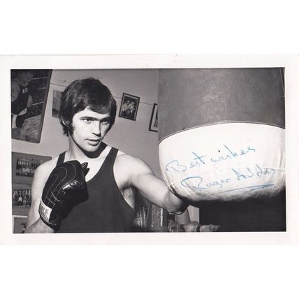 Roger Aldis Doncaster Boxer Hand Signed Photo