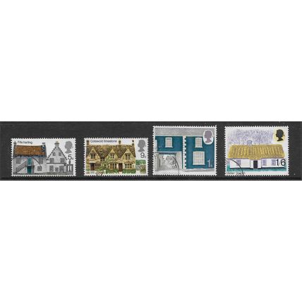 GREAT BRITAIN 1970 BRITISH RURAL ARCHITECHTURE SG832/834 SET 4 VALS FINE USED#5