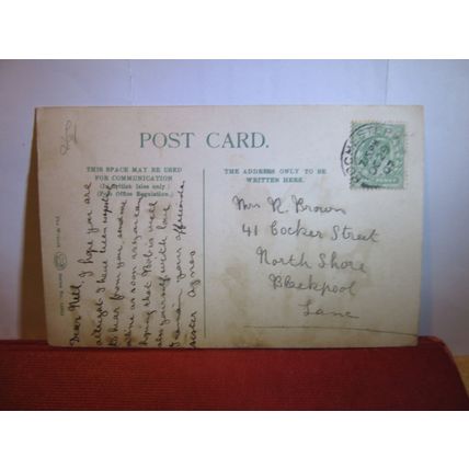 THE DEANERY, ROCHESTER, KENT used antique postcard. 1907 pm #