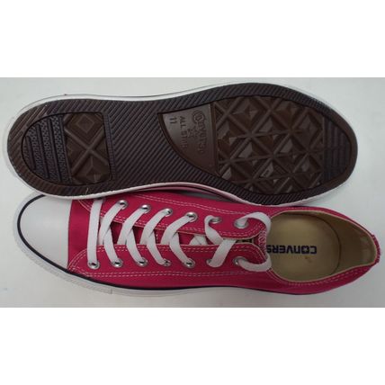 New Mens 9 Converse Chuck Taylor CT OX Cosmos Pink Canvas Shoes $55 144806F