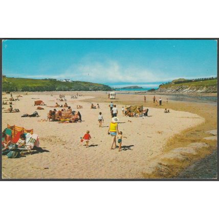Porth Beach, Newquay, Cornwall, 1968 - Postcard