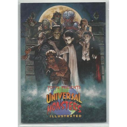 UNIVERSAL MONSTERS ILLUSTRATED card set (1991)
