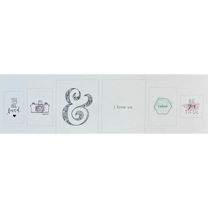 Gallery Wall Prints 6 pieces Minc heidi swapp American Crafts NEW