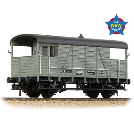 Bachmann 38-917 SE&CR 25T Dance Hall Brake Van BR Grey - NEW
