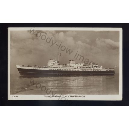 f2177 - Zeeland Steamship Co. Ferry - Princess Beatrix - postcard
