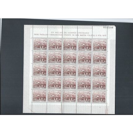 Spain stamps. 1975 Tourist Series MNH full sheets of 25 SG 2311 - 2316 (AM713)