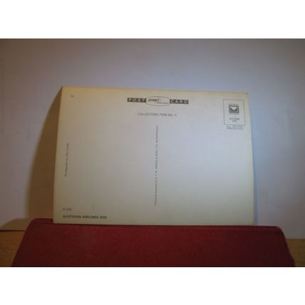 AUSTRIAN AIRLINES .. DC9 aeroplane unused postcard by E T W Dennis =