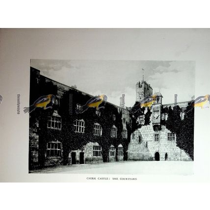 Dinas Bran Castle & Chirk Castle, N Wales, Book Illustration (Print), 1926
