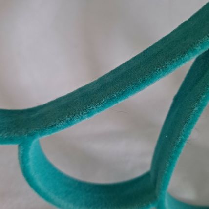 TEAL FLOWER SCARF HANGER Belt Tie Velvet Holder Closet Organizer Storage Necktie
