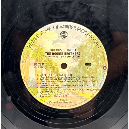 Doobie Brothers -Toulouse Street 1972 LP Vinyl Record Album Gatefold Vintage (P2