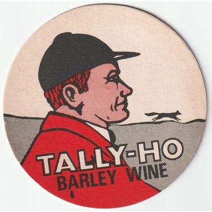 BEER MAT - ADNAMS BREWERY - TALLY HO BARLEY WINE - (Cat No 008) - (1977)