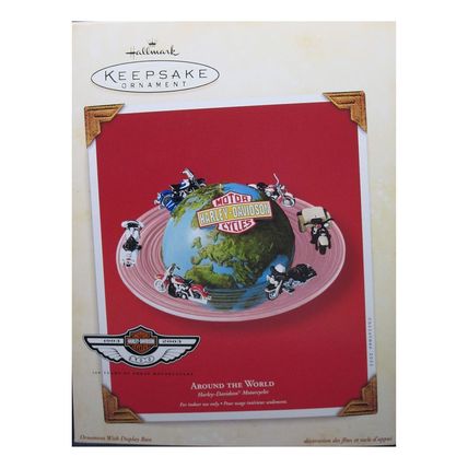 Harley Davidson Around the World Christmas Ornament