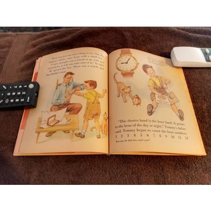 Little Golden Book How To Tell Time By Jane Watson (F) Edition VG+ Shape 1957