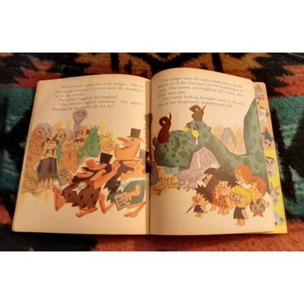 Old Vintage Little Golden Book Hanna Barbera Cave Kids (A) Edition 1963