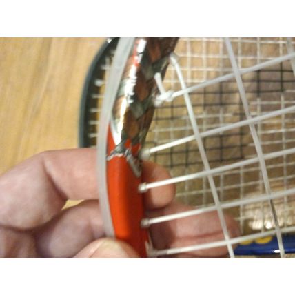 Prince Triple Threat and Power Ring Quantum Squash Rackets [Both Have Damage]