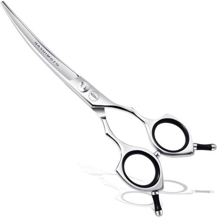 HASHIMOTO Grooming Scissors for Dogs, Curved Shears Dog Grooming Scissors for La