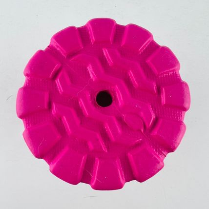 Bogg Boozie – Haute Pink 12 oz Beer Bottle Holder Pink Swiss Cheese Design