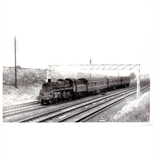 Railway Photograph - No.75053 on a local passenger service at ASHTON - July 1962