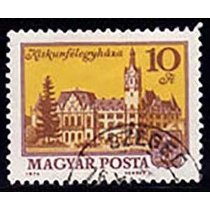 Hungary 1974 Buildings 10ft Used Stamp