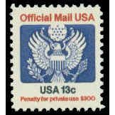 O129 13c Eagle Fine MNH G0582