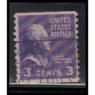 Used 842 3c Thomas Jefferson Just Clears KA8433