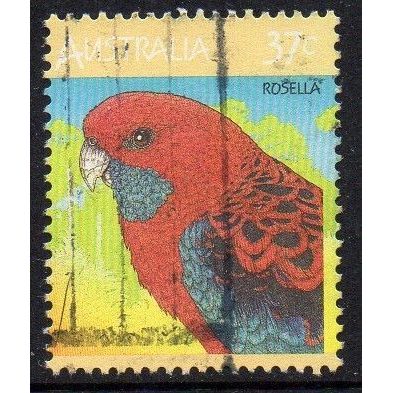 Australia 1987 Australian Wildlife Definitives II - Rosella 37c Used