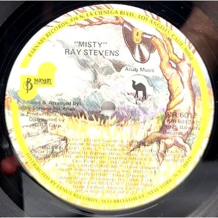Ray Stevens Misty 1975 LP Vinyl Records Album (P10)