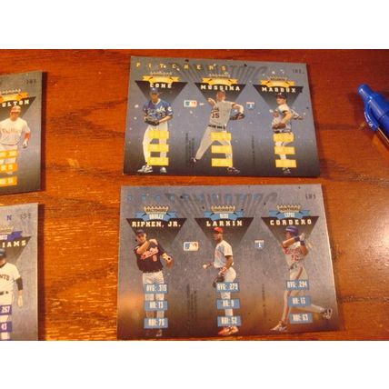 1994 Donruss Position Dominators, 8 of 9 Insert Set, Stars/HOF, GRIFFEY/RIPKEN +