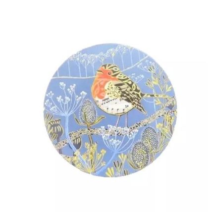 Robin Mug & Coaster Set Boxed Ceramic Gift Tableware Christmas 10.5 CM Drink
