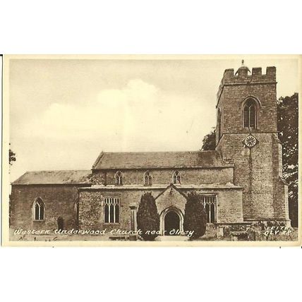 Buckinghamshire WESTON UNDERWOOD Church Postcard (Frith OLY.28)