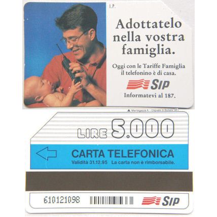 Italy Phone Card - Adottatelo Nella Vostra Famiglia