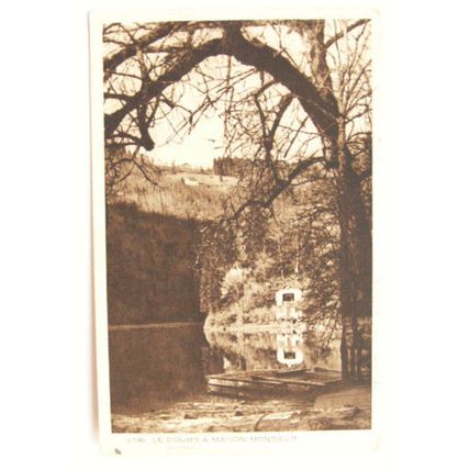 1934 postcard Le Doubs A Maison Monsieur