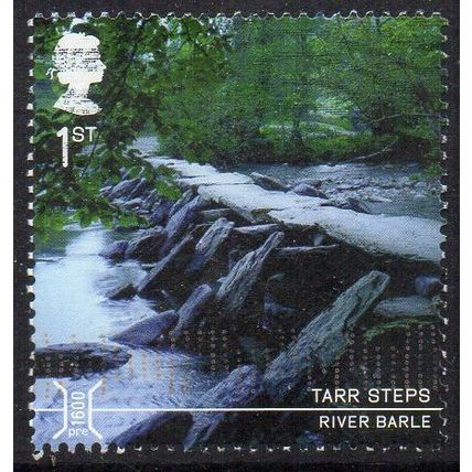 GB 2015 Bridges - Tarr Steps, River Barle 1st Used