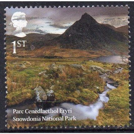 GB 2021 National Parks - Snowdonia National Park 1st Sheet Used