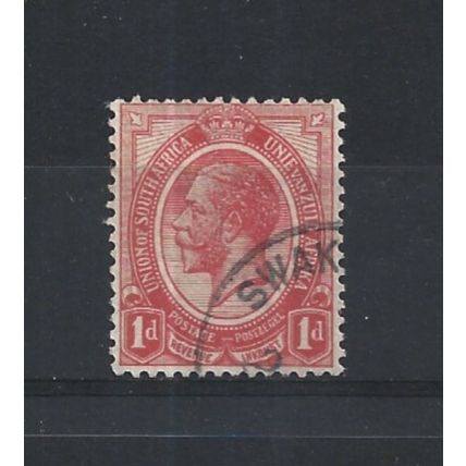 SouthAfrica.SG4a 1d Carmine-Red.Fine Used.Aug25g