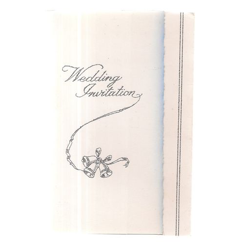 WEDDING INVITATION, Wrexham 1961 vgc =