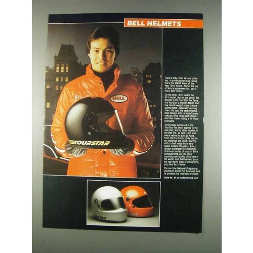 1982 Bell TourStar Helmet Ad - Terry Vance