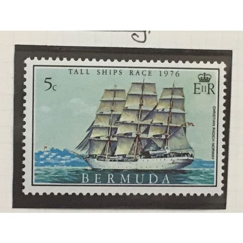 Bermuda QEII 1976 Tall Ships Race 5c Radich cadet Mint SG361 Sc337 postage stamp