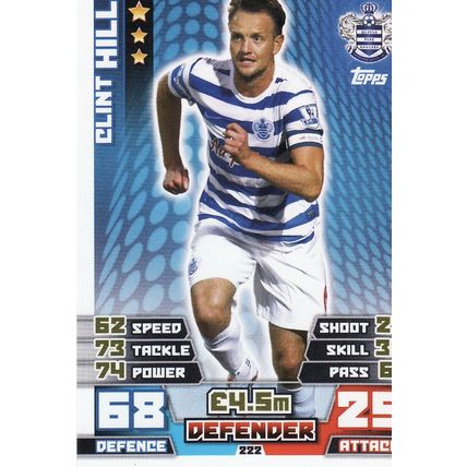 Match Attax 2014/2015 222 Clint Hill Queens Park Rangers