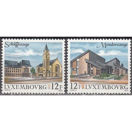 Luxembourg 1990 Michel 1251 - 1252 Neuf ** Cote (2008) 1.60 Euro Tourisme
