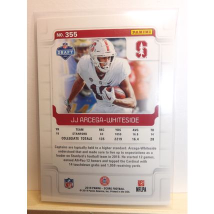 2019 Panini Score JJ ARCEGA_WHITESIDE (Eagles) Rookie Cards#355