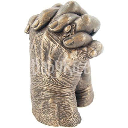 Holding Hands Casting Kit Couple Hand Cast Plaster Mould Mold Valentines Gift