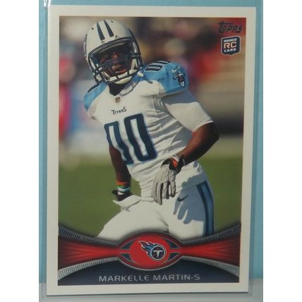 2012 Topps MARKELLE MARTIN (Tennessee Titans) Rookie card #366