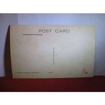 HANGMAN'S COTTAGE, Dorchester, Dorset unused postcard. dated 1968 =