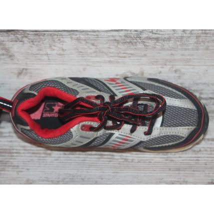 STARTER Brand Athletic Youth Shoes Size 13y Silver and orange Running Sneakers