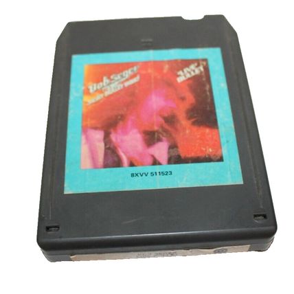 Classic Rock 8 Track Tape Bob Seger and Silver Bullet Band Live Beautiful Loser