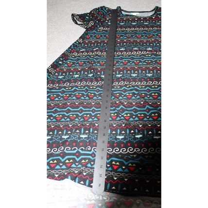 Womens LulaRoe Dress Size S Aztec Southwestern Design Swing Dress