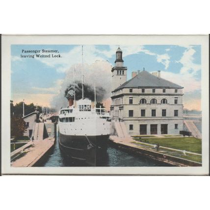 20 Souvenir Views of Sault Ste Marie, Michigan, 1916 - Postcard Views