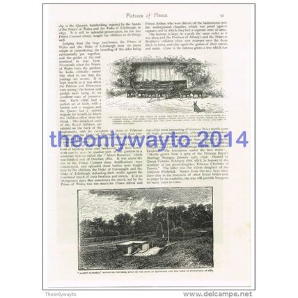 Gardens of Royal Children (2), Book Illustration, c1895