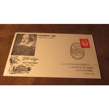 1964 GB Event Cover - Stampex / Shakespeare Anniversary
